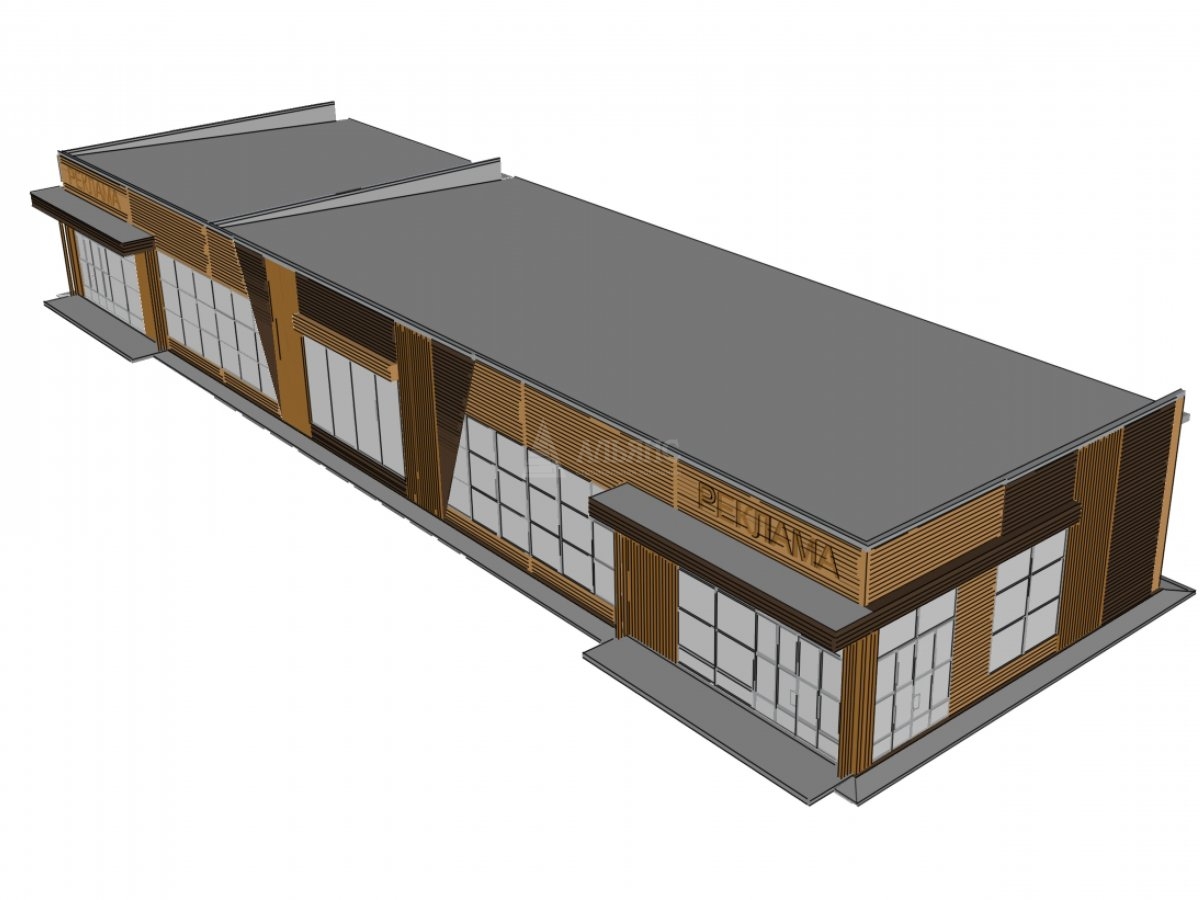 3D визуализация Придорожное кафе из сэндвич-панелей - фото 17