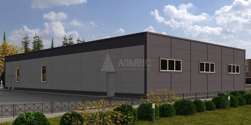 3D визуализация Магазин кулинарии из сэндвич-панелей - фото 3