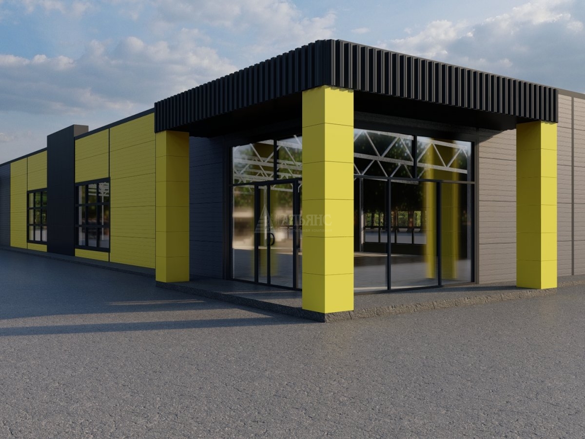 3D визуализация Магазин из сэндвич-панелей - фото 9