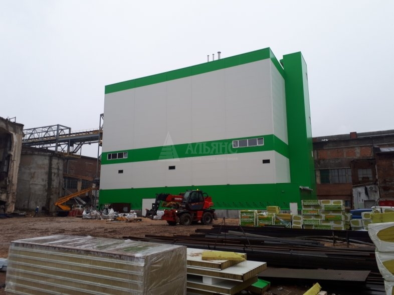 Цех бумажного комбината АО "Волга" из сэндвич-панелей - фото 2