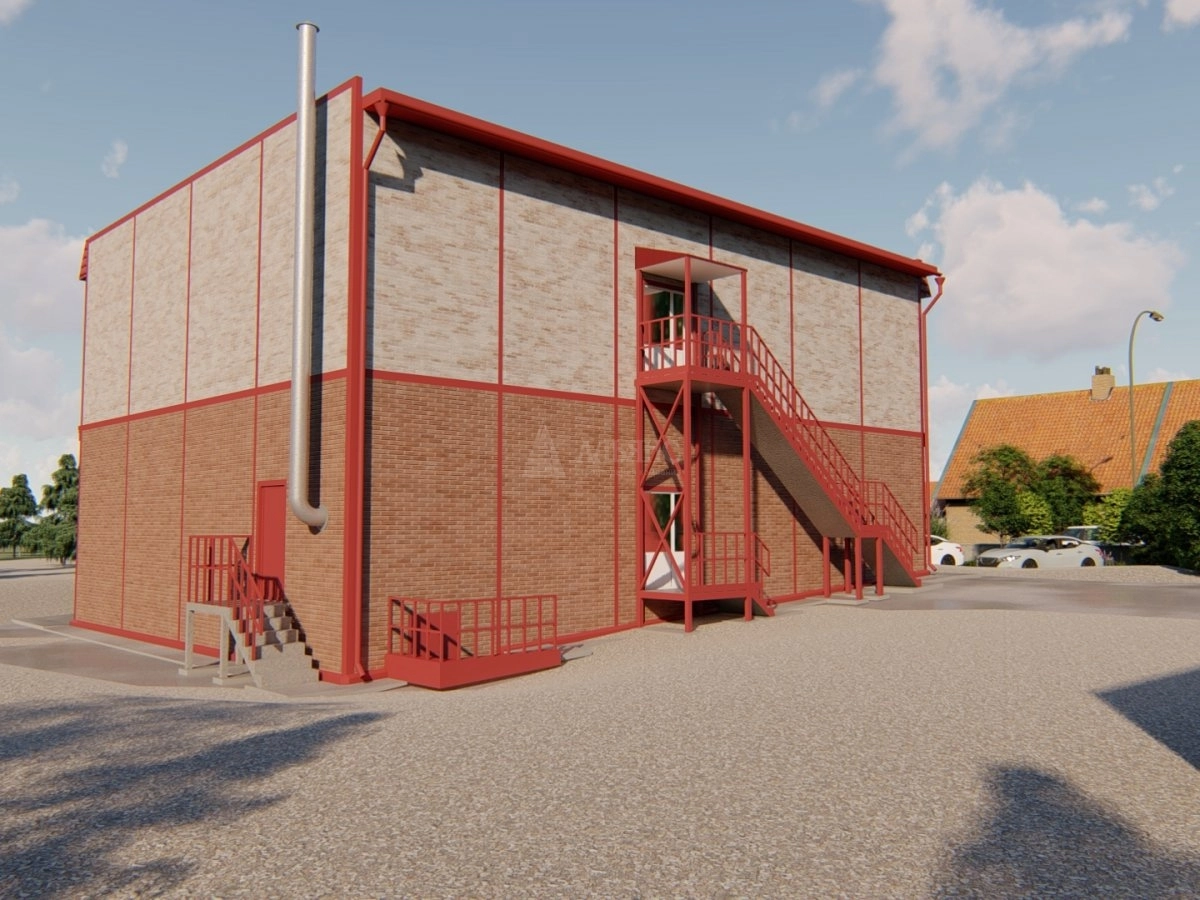 3D визуализация Магазин из сэндвич-панелей - фото 9