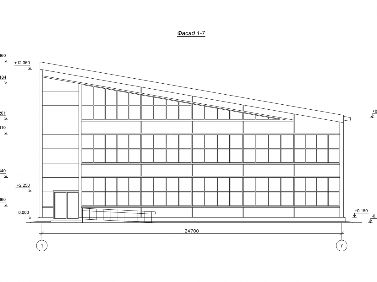 3D визуализация Школа искусств из сэндвич-панелей - фото 5